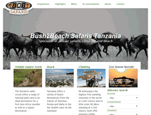 Tablet Screenshot of bush2beach.com